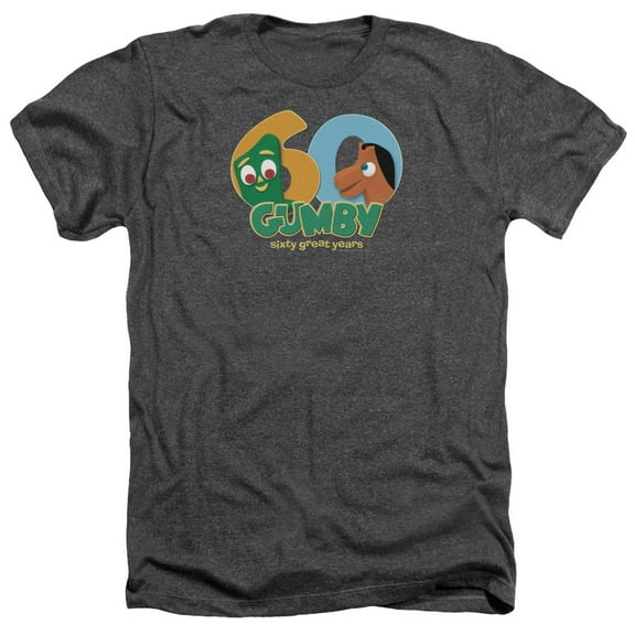 Gumby - 60Th - Heather Short Sleeve Shirt - X-Large