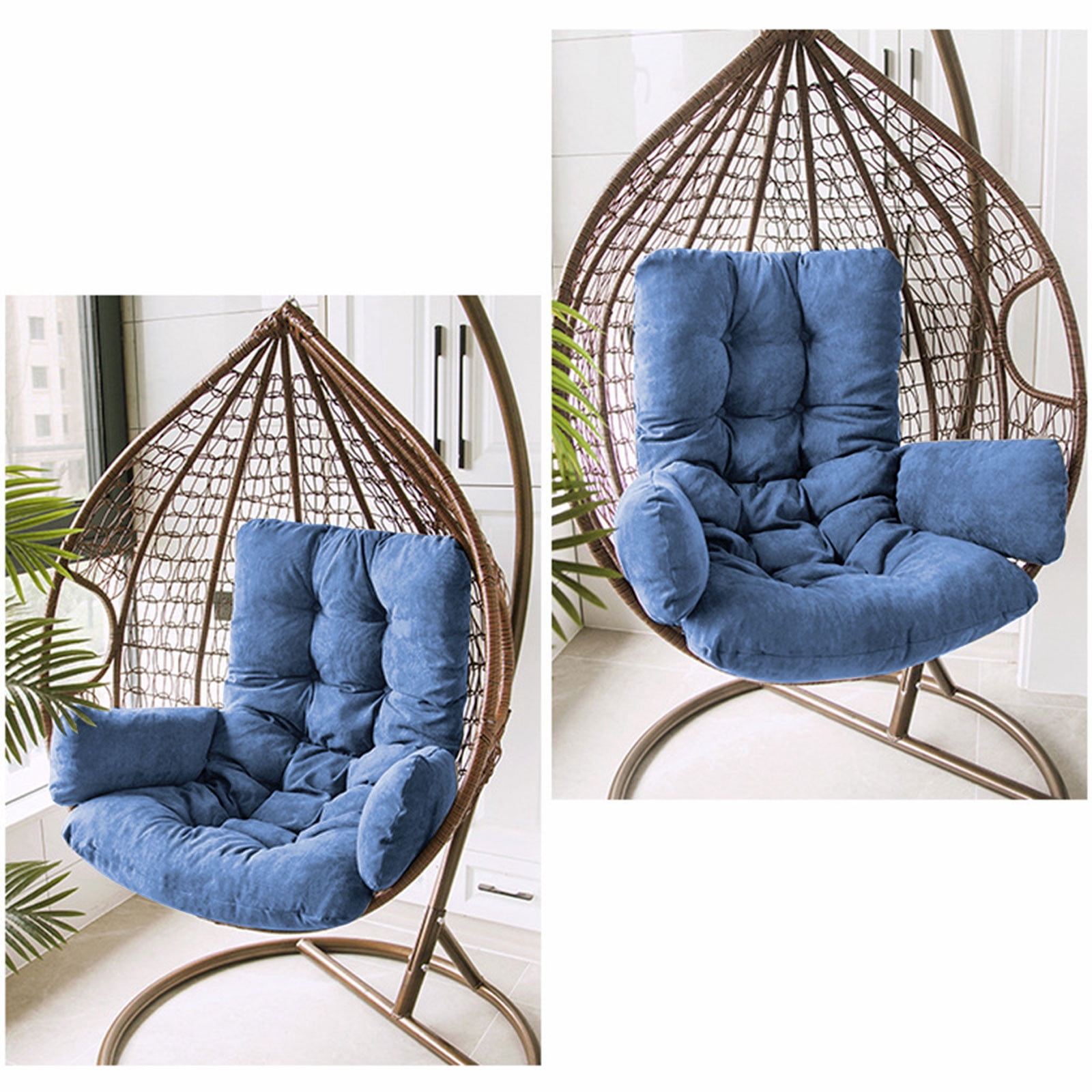 Zenithome 19.69x49.21Inch Basket Cushion Swings Sofa Cushion For Indoor Outdoor Use