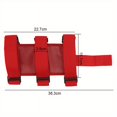 thumbnail image 4 of HLONK [Ajustement Réglable] Support de Fixation pour Extincteur de Voiture - Rouge Matériau Durable Sangles et Boucles Sécurisées pour Véhicules Wrangler Accessoires de Sécurité Routière Améliorés, 4 of 6