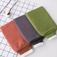 thumbnail image 4 of Naiovety 1 Uds. Guantes de baño para ducha exfoliante de piel Spa masaje exfoliante limpieza corporal depurador bronceado manopla Juegos de accesorios de baño verde, 4 of 6
