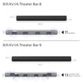 thumbnail image 4 of Sony BRAVIA Theatre Bar 8 Barra de sonido para TV Sonido envolvente Cine en casa Barra de sonido con 11 altavoces, Mapeo de sonido espacial 360, Dolby Atmos/DTS:X, Dolby Vision, HDMI 2.1 (HT-A8000), 4 of 5