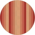 thumbnail image 1 of Ahgly Company Tapis d'Intérieur Ronds Transitionnels Lavables à la Machine, Rouge Néon, 5 Pieds Rond, 1 of 7