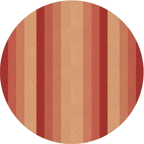 Ahgly Company Machine Washable Indoor Square Transitional Neon Red Area Rugs, 3' Square