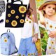 thumbnail image 5 of 33 Piezas De Ropa De Hoja De Hierro Bordada, Traje De Hoja De Hierro De Mariposa De Girasol, Linda Bolsa De Parche Bordada Decorativa, Jeans, Bolsos, Ropa, Manualidades De Bricolaje, 5 of 5