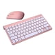 thumbnail image 3 of ColoMX 2.4g Mini teclado inalámbrico teclado teclado ultrafino con mouse para la oficina en casa (oro rosa, sin batería), 3 of 7