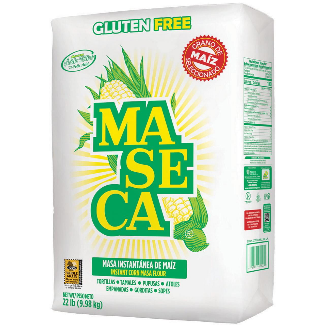 Maseca Gluten Free Instant Corn Masa Flour 22 lb