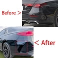 thumbnail image 3 of 2pcs Rear Bumper Lip Splitter Spoiler Decorative Trim for Mercedes-Benz E-Class W214 E260 E300 AMG 2024 onwards, 3 of 7