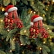 thumbnail image 3 of Adornos Navideños con Monograma Acrílico de 26 Letras y Gorro de Papá Noel | Adornos Colgantes 2D para Árbol de Navidad | Decoración Navideña para El Hogar | Adornos Navideños Multiusos para Chimenea, 3 of 5