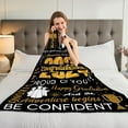 thumbnail image 4 of 2024 Graduation Decorations Gifts Blanket, Graduation Gifts for Her Him,Graduation Party Supplies,Graduate Souvenir Gifts for Senior Students Throw Blanket 50"x 60", 4 of 5