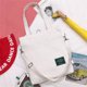 thumbnail image 4 of Bolso de hombro informal, bandolera de Color sólido, bolso de mano con correa ajustable, bolso de gran capacidad a la moda, para oficina, universidad, damas, blanco Inevent AP010303-01B, 4 of 7