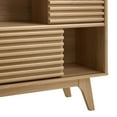 thumbnail image 4 of Modway Meuble de Rangement Moderne Mi-Siècle à Trois Niveaux en Chêne, 4 of 15