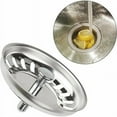 thumbnail image 5 of Easy to Clean Stainless Steel Strainer Set of 2, Non-clogging Design for Universal Kitchen Sink Filter, Thickened and Durable, Prevents Blockages, Easy Installation for Quick Removal and Hygiene, 5 of 5