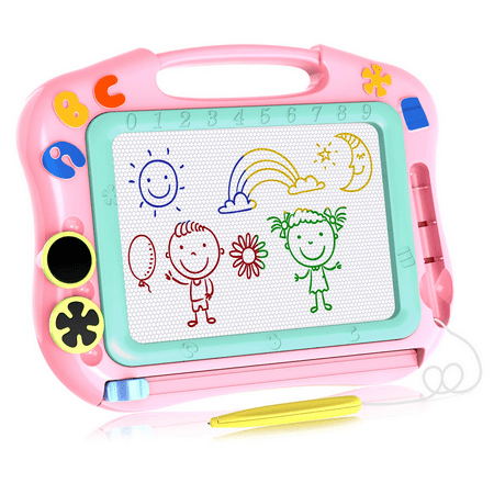 Magna Doodle Board Gift for 1 2 3 4 Year Old Girl,Magnetic Drawing Board Gift for 2 3 4 Year Old Girl Toy Age 1 2 3 Birthday Gift for 2 3 4 Year Old Girls Small Toys for Travel