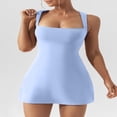 thumbnail image 1 of LYMAYTER Robe à Encolure Carrée pour Femme, Robe d'Été à Dos Nu Extensible, Mini-Robe, Robe de Fête/Boîte de Nuit, Tailles P-TG, 1 of 10