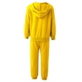 thumbnail image 4 of DPOIS Kids Boys 2 Piece Tracksuit Jogger Sets Full Zip Hoodies Outfits Yellow 8, 4 of 7