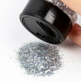 thumbnail image 4 of Hello Hobby Holographic Silver Glitter Shaker, 4 of 5
