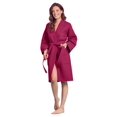 thumbnail image 3 of Women’s Lightweight Kimono Waffle Spa Robe, 3 of 5