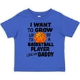 thumbnail image 3 of Inktastic I Want to Grow Up to Be a Basketball Player Like My Daddy Boys or Girls Toddler T-Shirt, 3 of 5