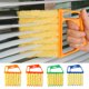 thumbnail image 2 of Cepillo limpiador de persianas con mango antideslizante, 7 dedos, para ventilación de aire acondicionado, mini persianas, herramienta lavable., 2 of 8