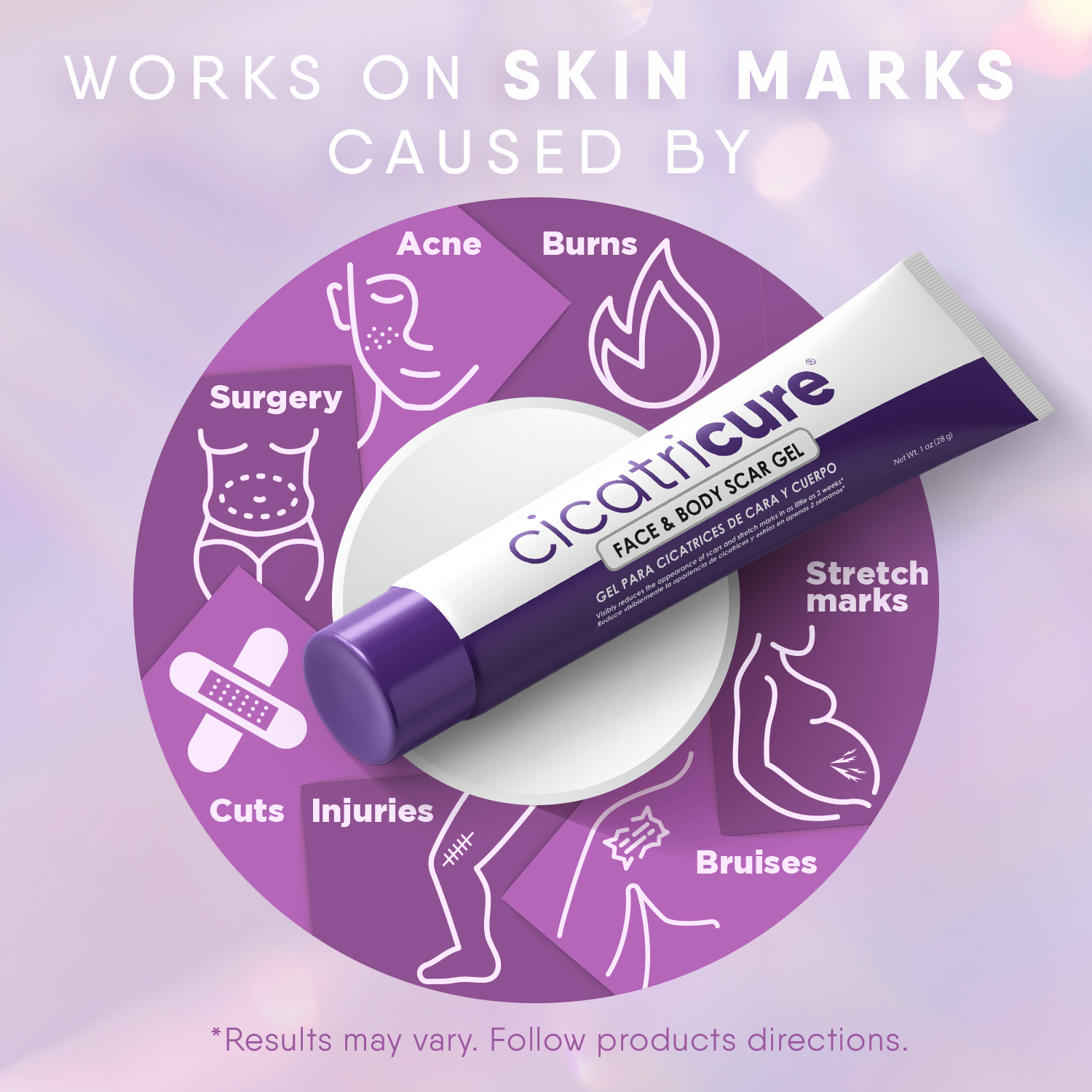 Cicatricure Scar Reducing Cream, Face & Body Scar Gel, 1 oz (30g) - image 5 of 9