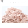thumbnail image 5 of Bmnmsl Girls Lace Princess Socks Double Layer Anti-slip Short Socks, 5 of 6