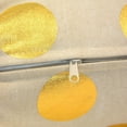 thumbnail image 2 of Ivory Park Foil Dots Large Gold Decorative Throw Cushion, 2 of 3