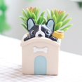 thumbnail image 2 of ENJOY Cute Cat Dog Animal Shape Flower Plant Pot for Garden Desktop, 2 of 3