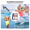 thumbnail image 6 of Mens Virginia Texas Flag Swimming Trunks with Compression Liner Beach Quick Dry Swim Shorts, 6 of 6