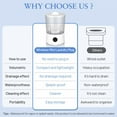 thumbnail image 5 of OUMASK 1.5L Portable Top Load Washing Machine for Underwear, Rechargeable Mini Washer with 3 Wash Modes, White, 5 of 10