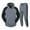 Grey%GC%, variant on Mens 2 Piece Sweatsuits Casual Men's Jogging Tracksuit Set Patchwork Color Pullover Hoodie Sweatpants Sweat Suit for Men Cozy Fall Winter Athletic Track Suit Outfits