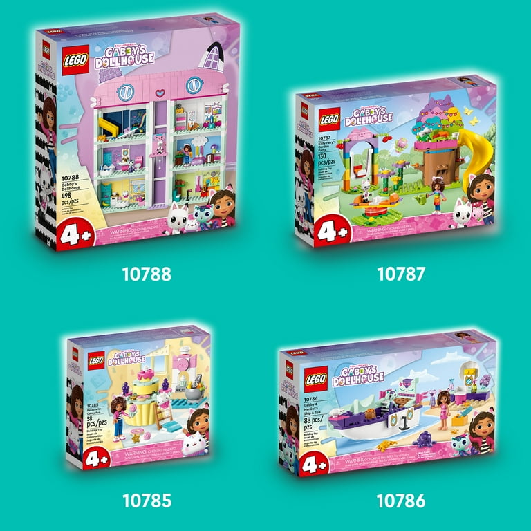 LEGO Gabby's Dollhouse Gabby & MerCat’s Ship & Spa 10786 Building Toy for  Fans of the DreamWorks Animation Series, Boat Playset, Beauty Salon and