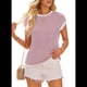thumbnail image 3 of Camisetas de Corta para Mujer, Color Rosa, Talla L, 3 of 7
