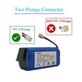 thumbnail image 3 of Fivo Battery Compatible with Shark R75 RV85 RV850 RV750-N RVBAT850 14.8V 2600mAh (2-Prongs Plug), 3 of 5