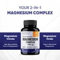 thumbnail image 3 of Magnesium Complex | 500 MG | High Absorption Formula | Muscle, Nerve, Bone, Relaxation and Heart Health Supplement | Gluten-Free, Soy-Free | 90 Capsules (3-Month Supply), 3 of 5