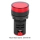 thumbnail image 4 of Luz de señal LED lámpara de montaje de 22 mm Puerto de cableado a prueba de polvo fácil de identificar Presión de trabajo de 1000000 veces para autopartes para accesorios LHCER Otros, 4 of 8
