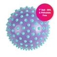 thumbnail image 2 of Edushape The Original Sensory Balls for Baby 7-Inch Color Dots - Purple / Light Blue, 2 of 7