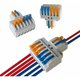 thumbnail image 1 of 12 conectores de cable con palanca y tuerca KV426, 2 entradas, 6 salidas, 8 puertos Conectores de cable compactos para conductores, bloque de terminales de conector de resorte compacto, Sunny, 1 of 4