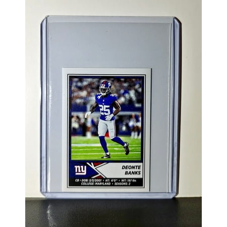 Deonte Banks 2024 Panini NFL Sticker #327 New York Giants