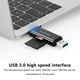 thumbnail image 5 of Pisexur Electrónica para Hombres Lector de Tarjetas USB-C 3 en 1 con Conectores Adaptador de Lector de Tarjetas USB 3.0 Divisor USB Electrónica para Niños, Organizador de Electrónica, 5 of 7
