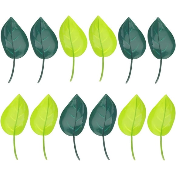 GHSDFBB Plant Pot Watering Device Set, Watering Funnel Creative Leaf Plant Shaped Pot Irrigation Waterer Leaf Type Potted Diversion Watering Funnel Plant Drainage Watering Device 12Pcs