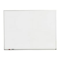Lorell Aluminum Frame Dry-erase Board 36" (3 ft) Width x 24" (2 ft) Height - White Melamine Surface - White Aluminum Frame - Rectangle - 1 Each