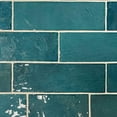 thumbnail image 2 of Apollo Tile   Green 2.58-in. x 8-in. Polished Ceramic Subway Tile (5.38 Sq ft/case), 2 of 2
