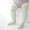 *348-Green, variant on Unisex Baby Knee High Socks Solid Color Ribbed Ruffle Cuff Anti Slip Floor Socks for Infant Boys And Girls 0-3 Years Old Learning Walk Daily Wear