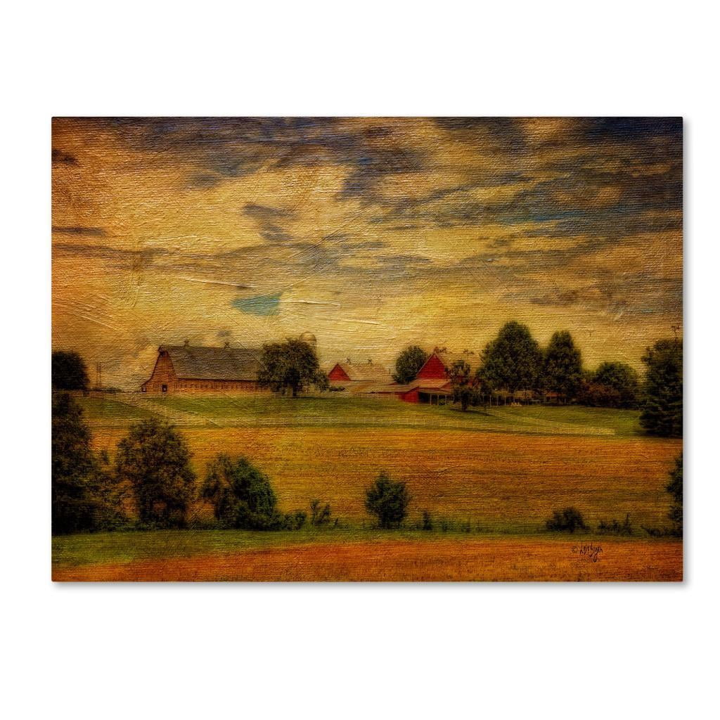 Trademark Fine Art "Summer Farm" Canvas Art by Lois Bryan
