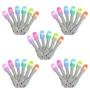 Lumations Twinkly App Controlled Icicle RGB LED Lights, Multicolor (5 Pack)