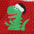 thumbnail image 5 of Christmas Baby Romper Knit Dinosaur Newborn Girl Boy Jumpsuit Long Sleeve Winter Toddler Infant Xmas Clothes Snowflake Playsuit, 5 of 6