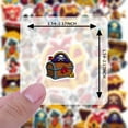 thumbnail image 6 of 35pcs-50pcs Color Pirate Stickers Skull Cartoon Stickers Treasure Nautical for Laptops Suitcase Notebooks, 6 of 9