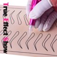 Clear Eyebrow Tattoo Needle Tips for Permanent Makeup Tattoo Nozzle