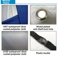thumbnail image 5 of Sidaley Cubierta de lluvia para motocicleta, Protector de tela impermeable para exteriores, cubiertas transpirables para patinete, accesorios para Ventana automotriz Negro+Rojo Sidaley VI016991-01, 5 of 5