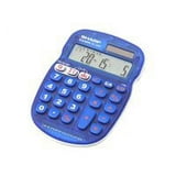 Sharp Calculators, SHRELS25BBL, EL-S25B-BL 10-Digit Handheld Math Quiz ...